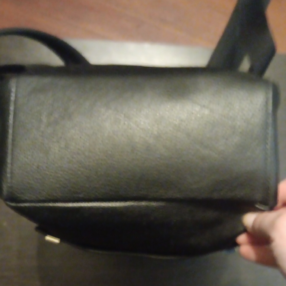 Furla Black Leather Backpack EUC - Picture 7 of 13